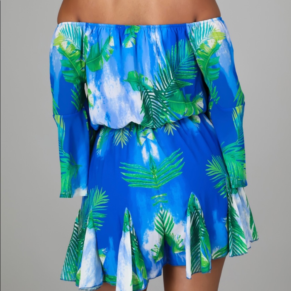 Blue and green romper - Picture 2 of 3